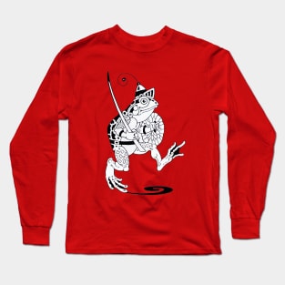 KNIGHT FROG Art Deco Fantastic Animals Long Sleeve T-Shirt